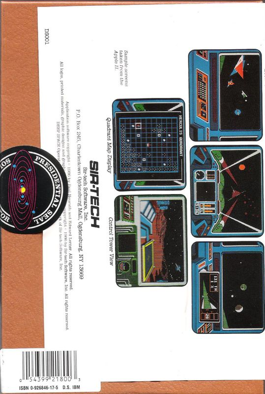 Deep Space Operation Copernicus — box-2D-back (US)