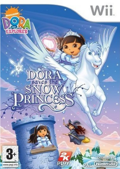 Nickelodeon Dora the Explorer - Dora Saves the Snow Princess — box-2D (NL)