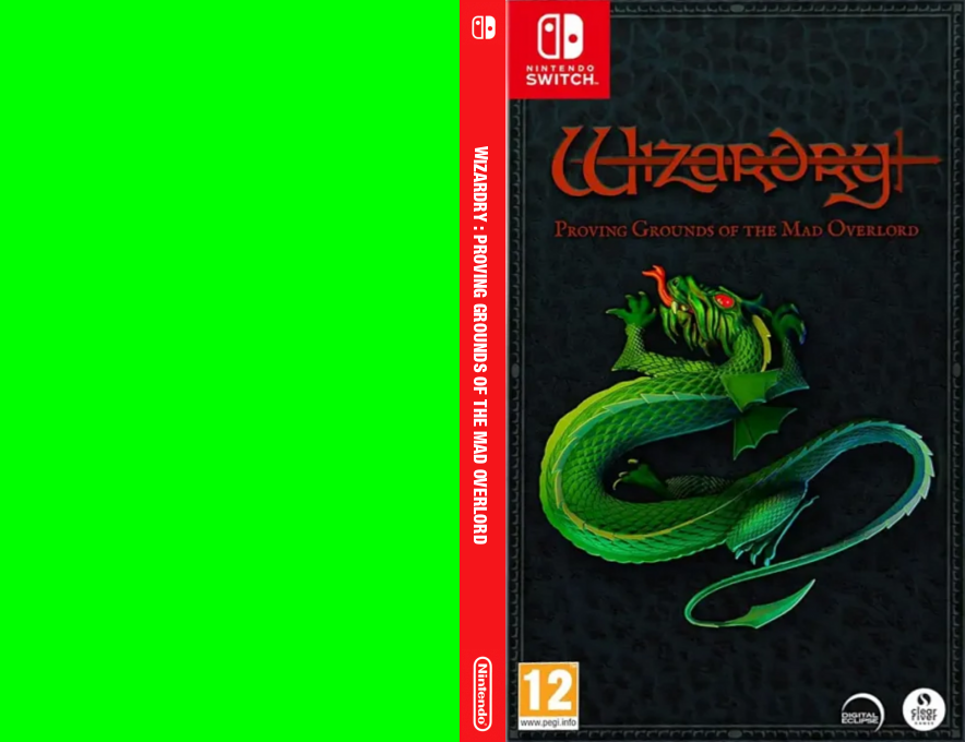 Wizardry - Proving Grounds of the Mad Overload — box-texture (EU)
