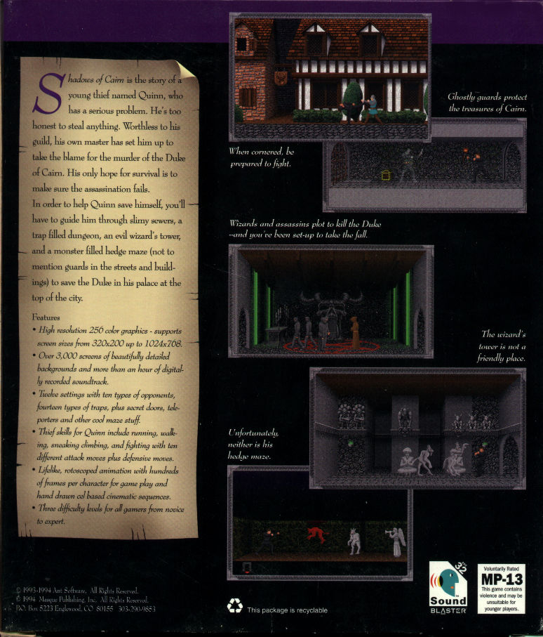 Shadows of Cairn — box-2D-back (US)