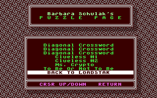 The Puzzle Page #161 — ss (WOR)