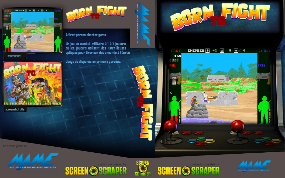 Born To Fight — box-texture (SS)