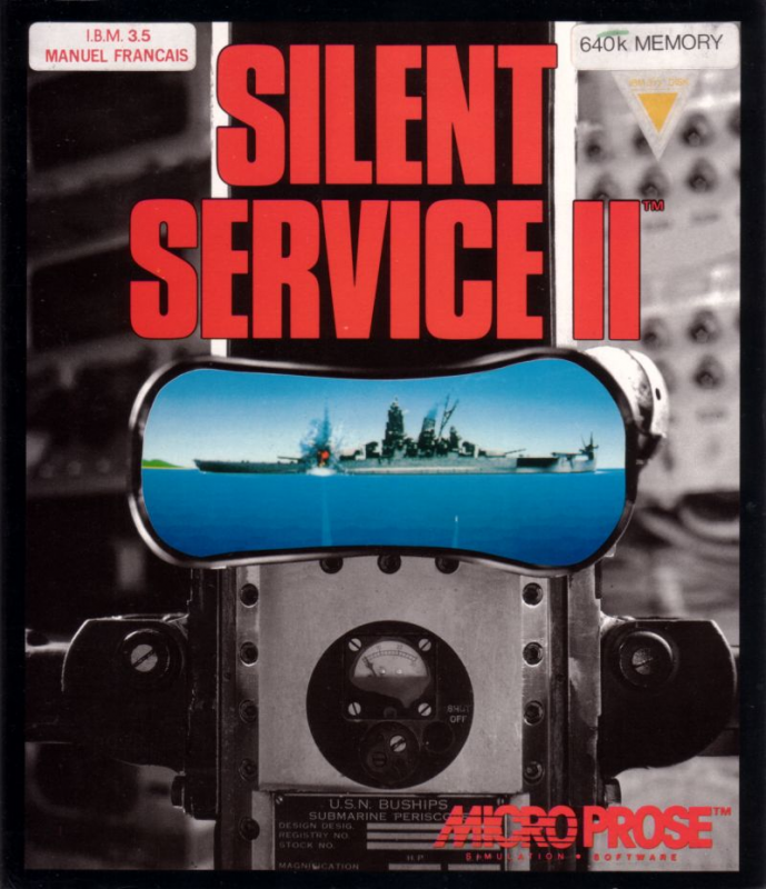 Silent Service 2 — box-2D (FR)