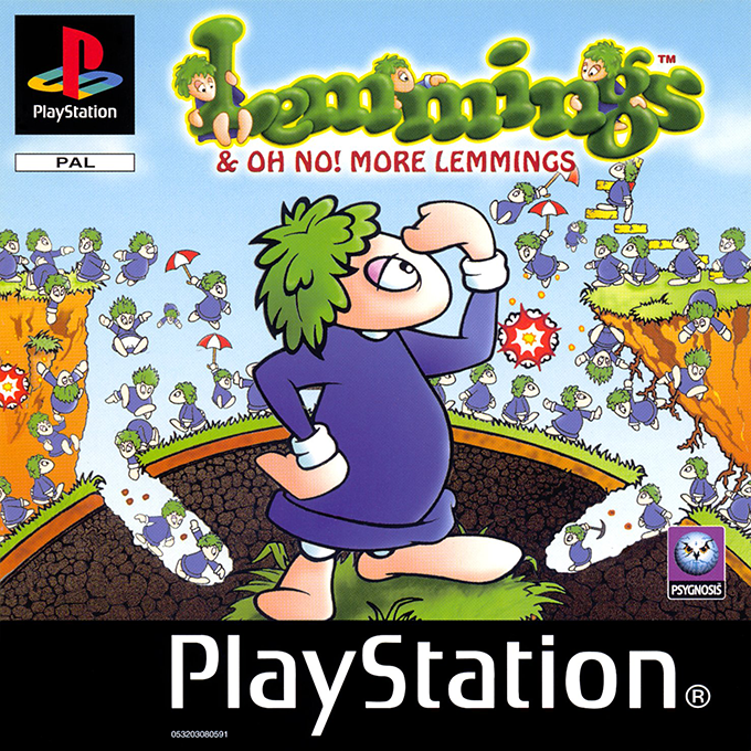 Lemmings & Oh No! More Lemmings — box-2D (EU)
