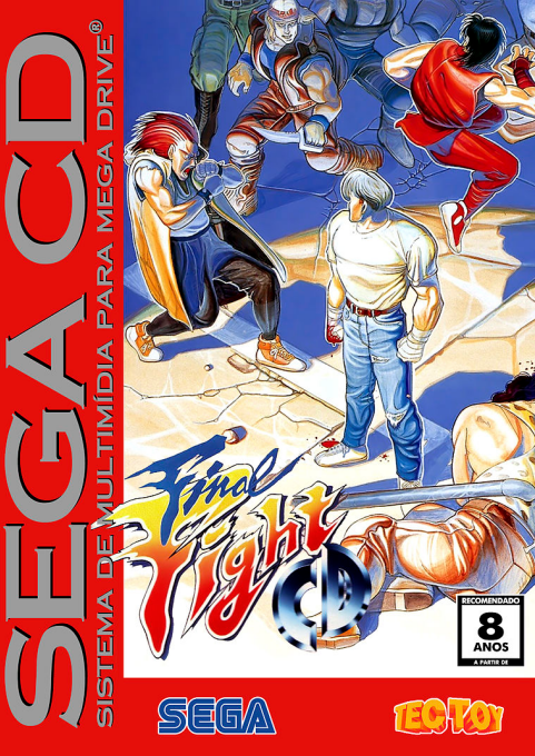 Final Fight CD — box-2D (BR)