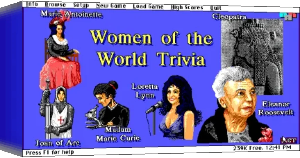 Women of the World Trivia — box-3D (WOR)