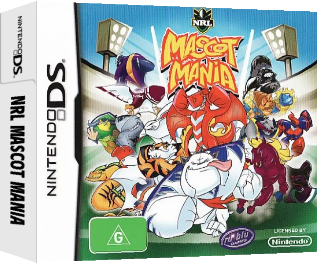 NRL Mascot Mania — box-3D (EU)