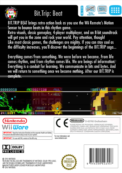 Bit.trip Beat — box-2D-back (EU)