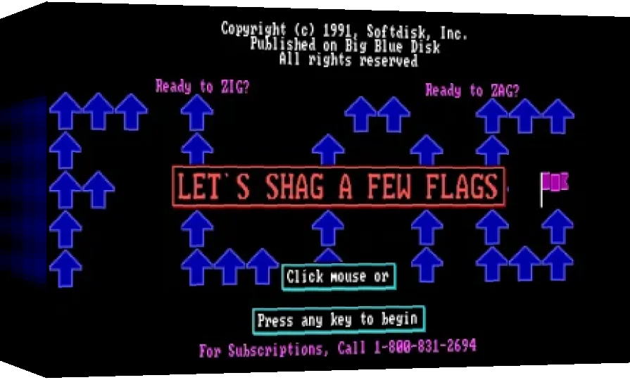 Zig Zag Flag Shag — box-3D (WOR)