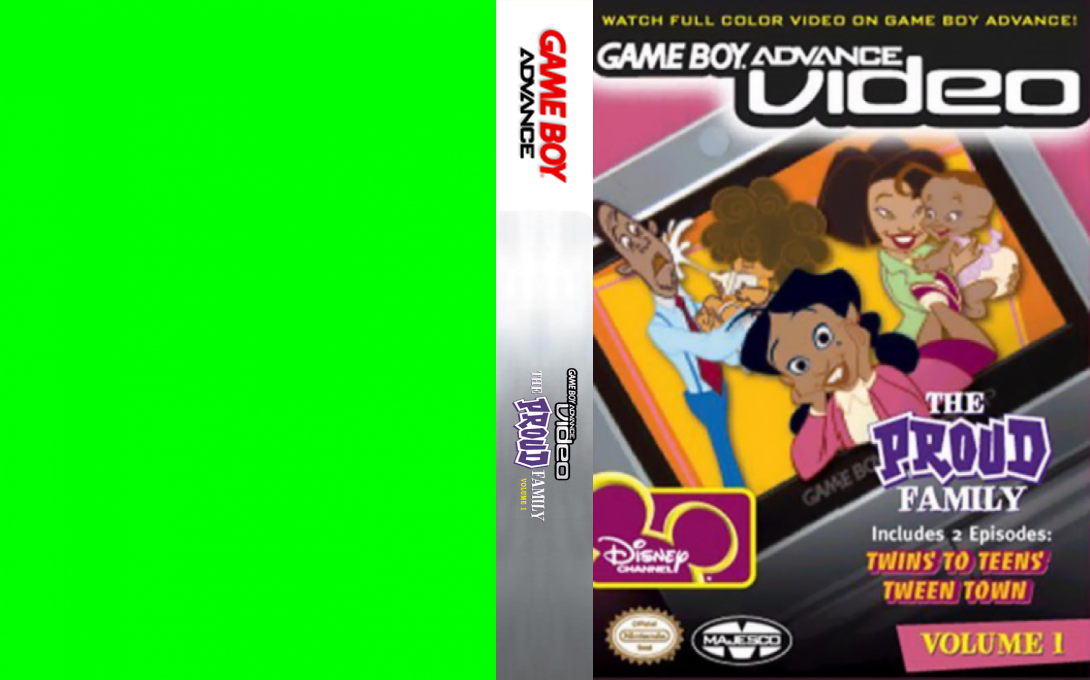 Game Boy Advance Video - The Proud Family - Volume 1 — box-texture (CUS)