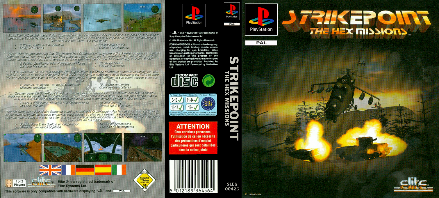 Strikepoint - The Hex Missions — box-texture (EU)
