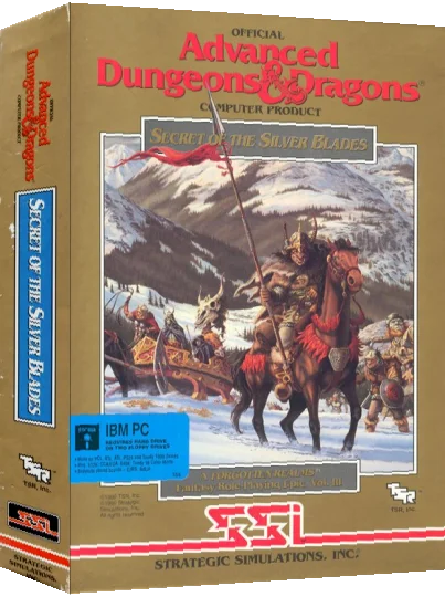 Secret Of The Silver Blades — box-3D (US)