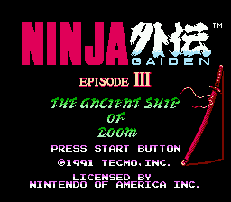 Ninja Gaiden 3 - The Ancient Ship Of Doom — sstitle (WOR)