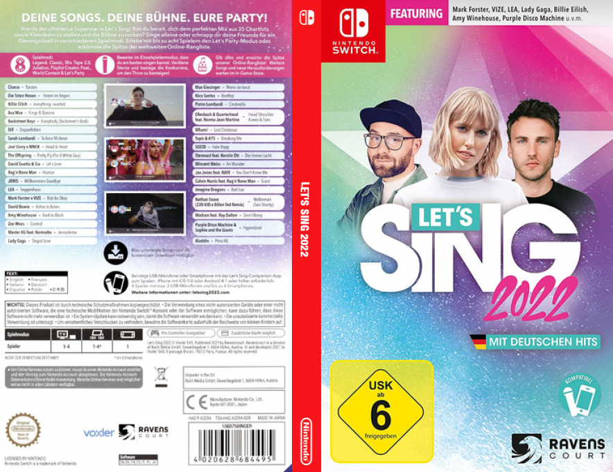 Let's Sing 2022 — box-texture (DE)