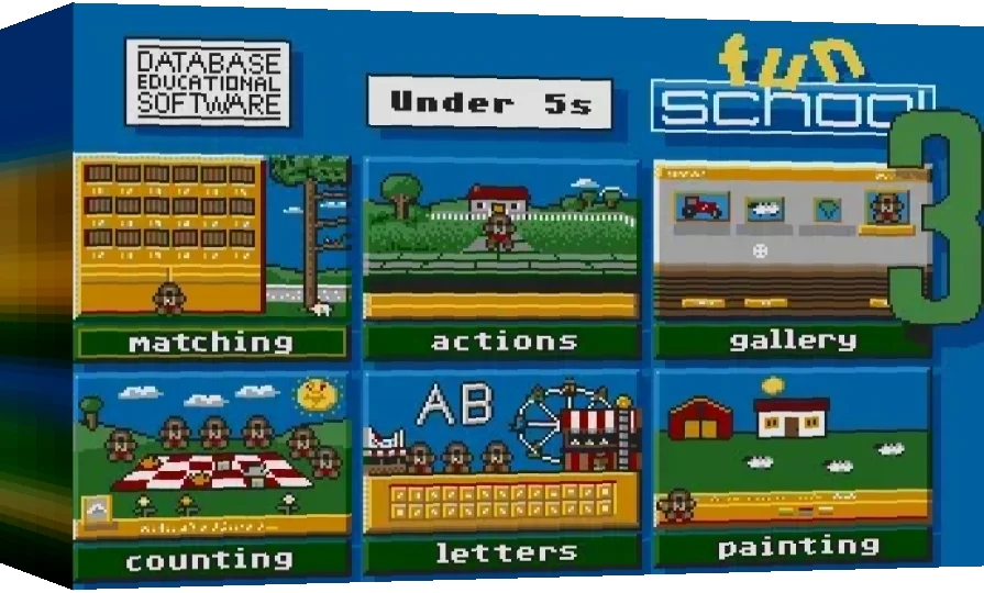 Fun School 3 - For Under 5s — box-3D (WOR)