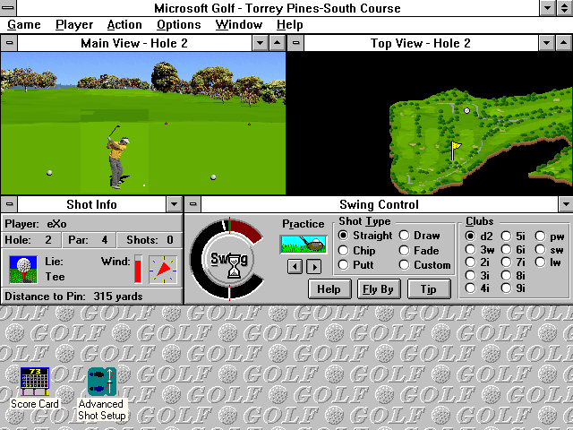 Microsoft Golf: Multimedia Edition — ss (WOR)
