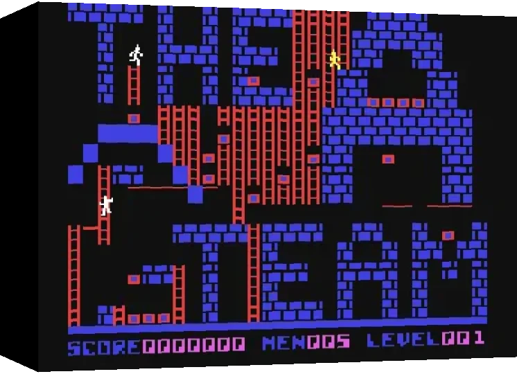 Extended Championship Lode Runner — box-3D (WOR)