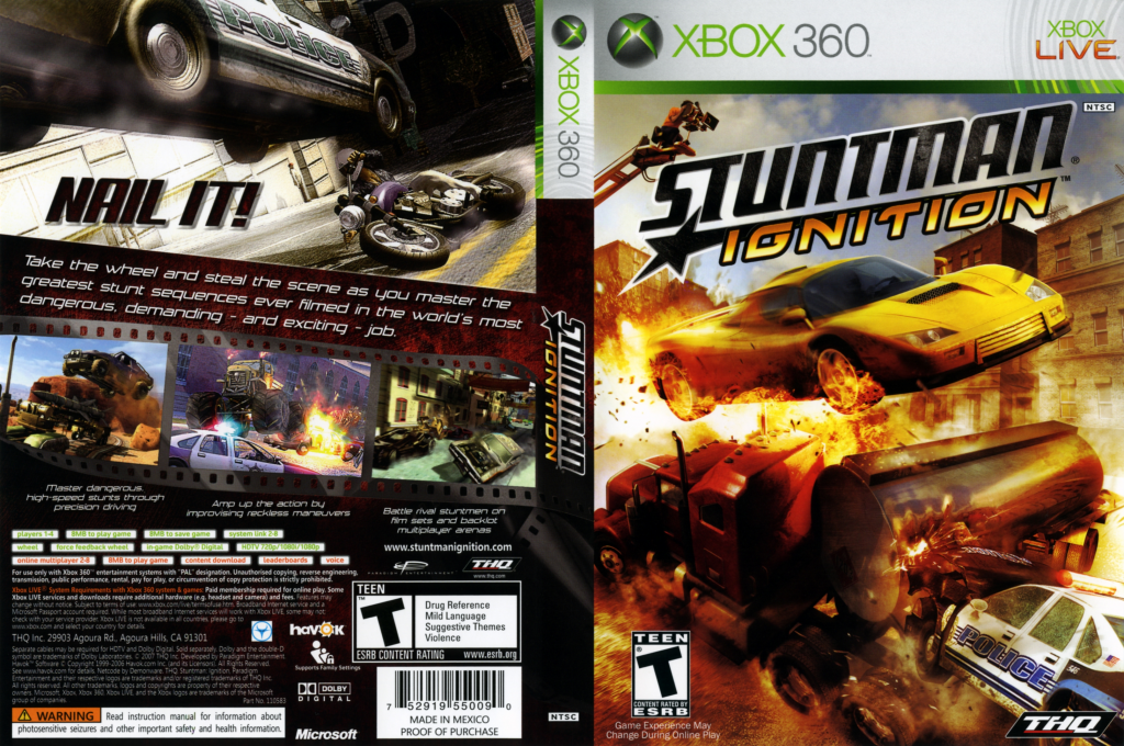 Stuntman - Ignition — box-texture (US)