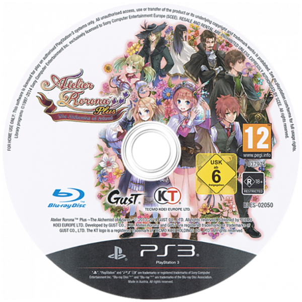 Atelier Rorona Plus - The Alchemist of Arland — support-2D (EU)