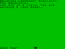 Advanced Lawnmower Simulator - The Adventure — sstitle (WOR)