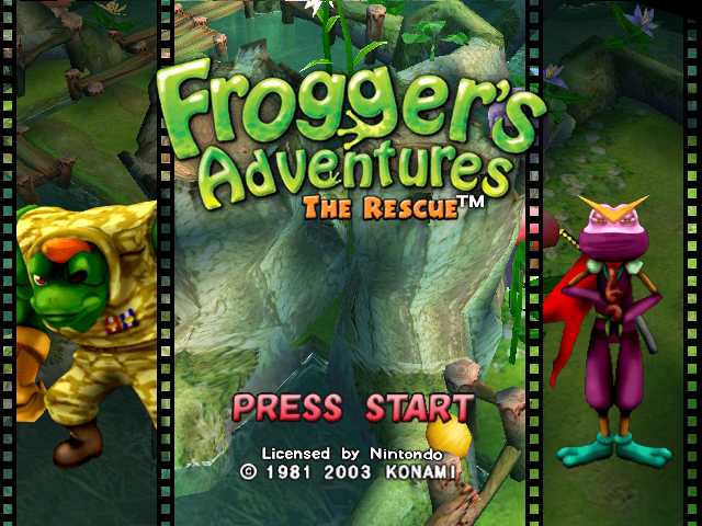Frogger's Adventures - The Rescue — sstitle (US)