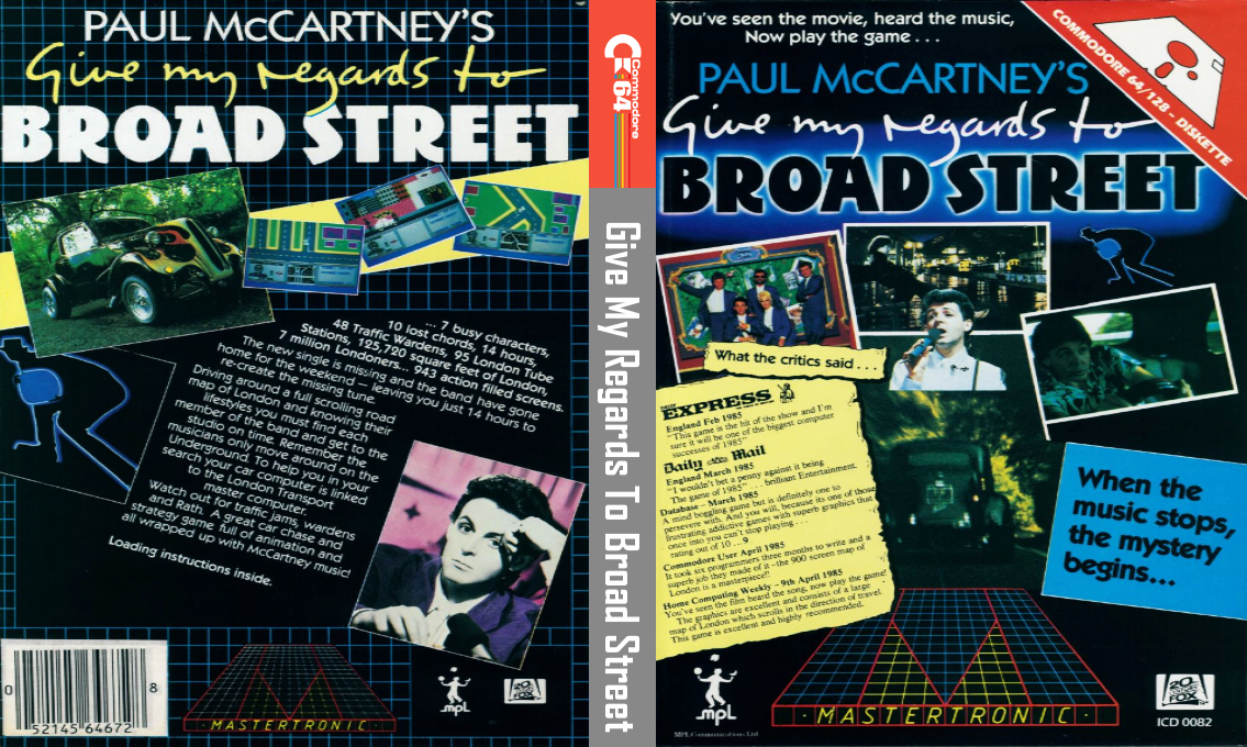Give my Regards to Broad Street — box-texture (US)