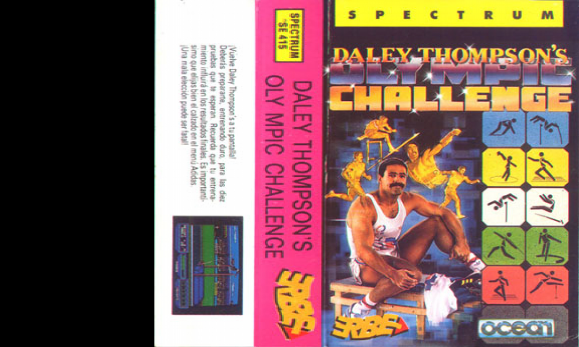 Daley Thompson's Olympic Challenge — box-texture (SP)