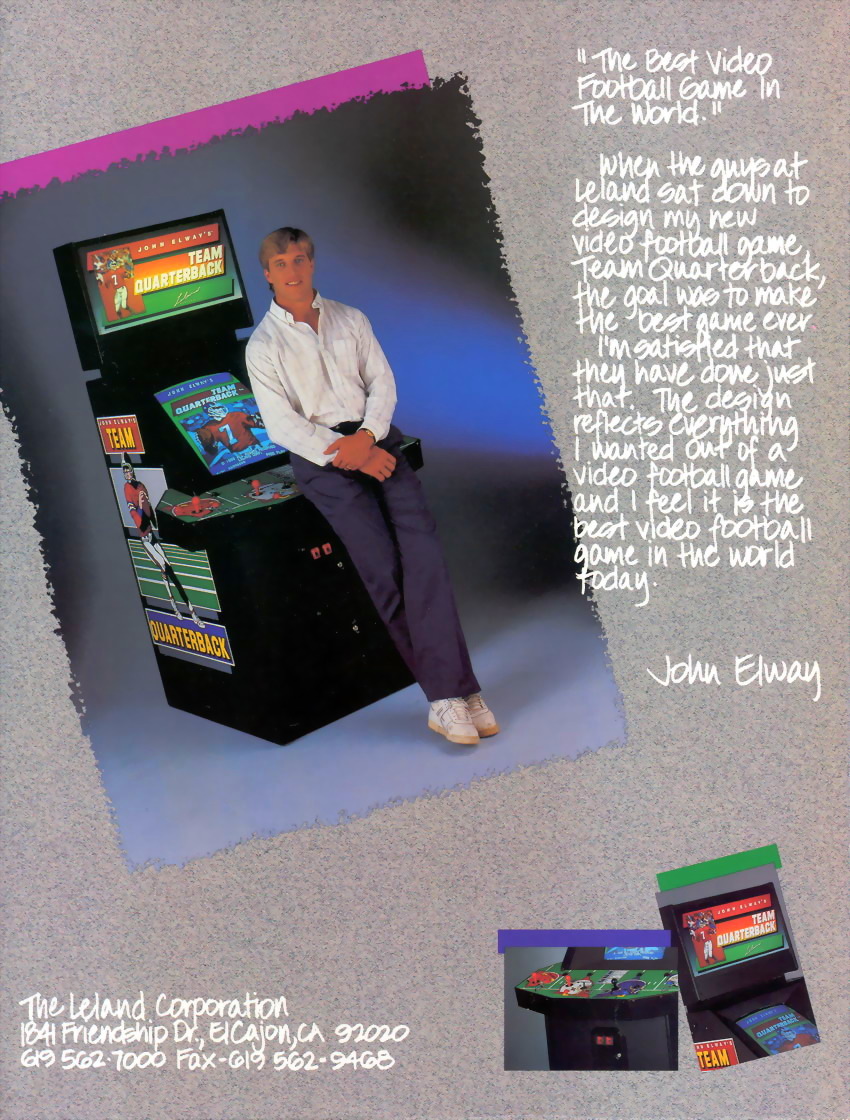John Elway's Team Quarterback box art