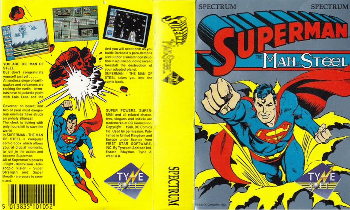 Superman - The Man Of Steel — box-texture (EU)
