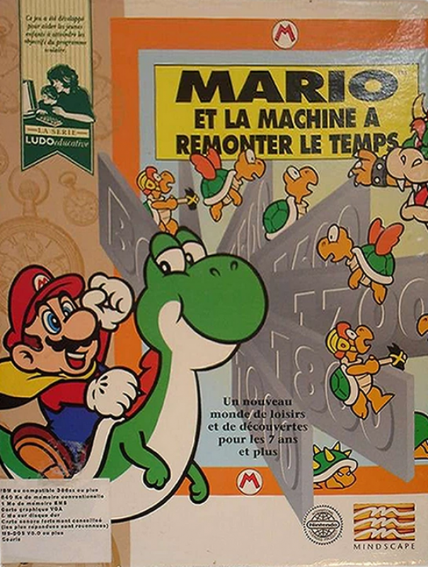 Mario's Time Machine box art