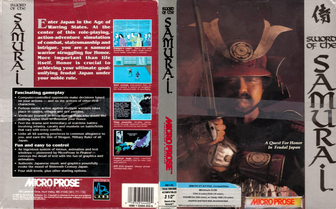 Sword Of The Samurai — box-texture (US)