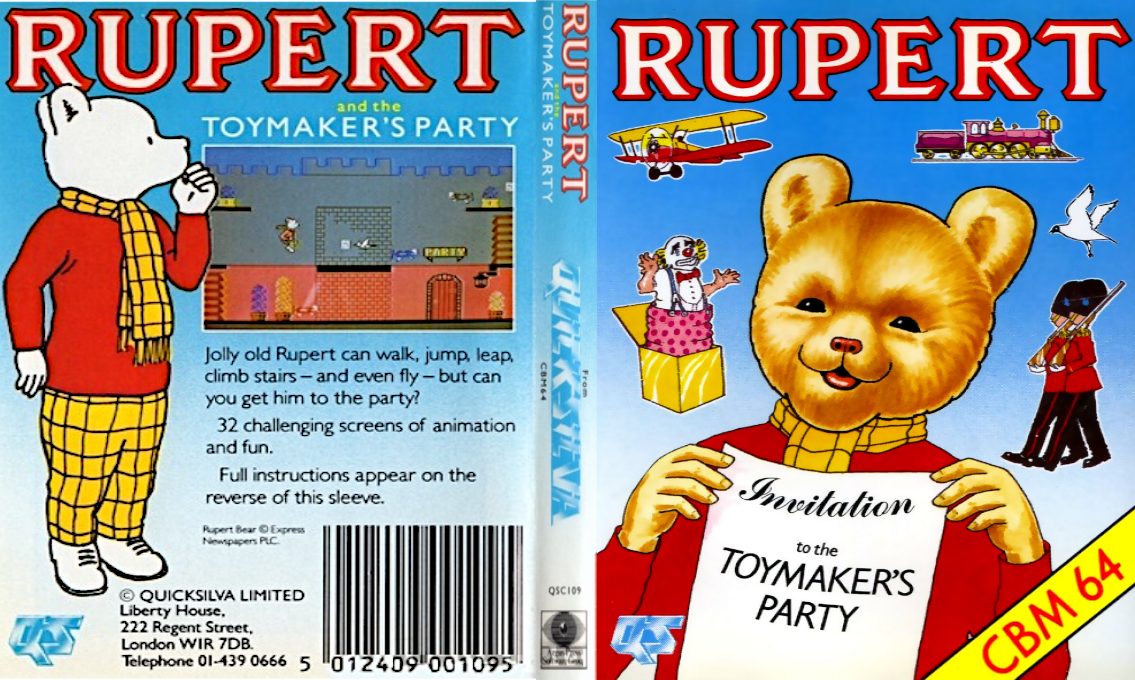 Rupert and the Toymaker's Party — box-texture (EU)