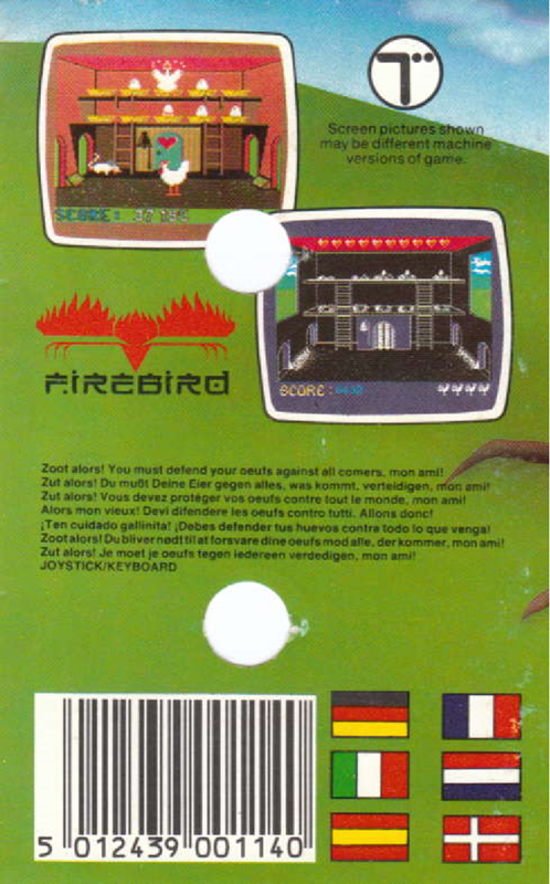 Chickin Chase — box-2D-back (EU)