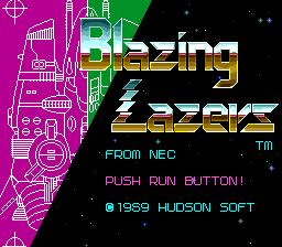 Blazing Lazers — sstitle (WOR)