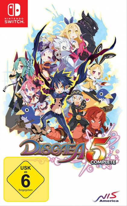 Disgaea 5 Complete — box-2D (DE)