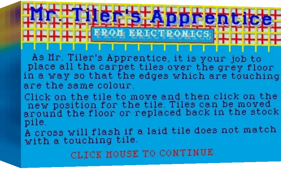 Mr. Tiler's Apprentice — box-3D (WOR)