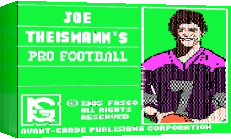 Joe Theismann's Pro Football — box-3D (WOR)