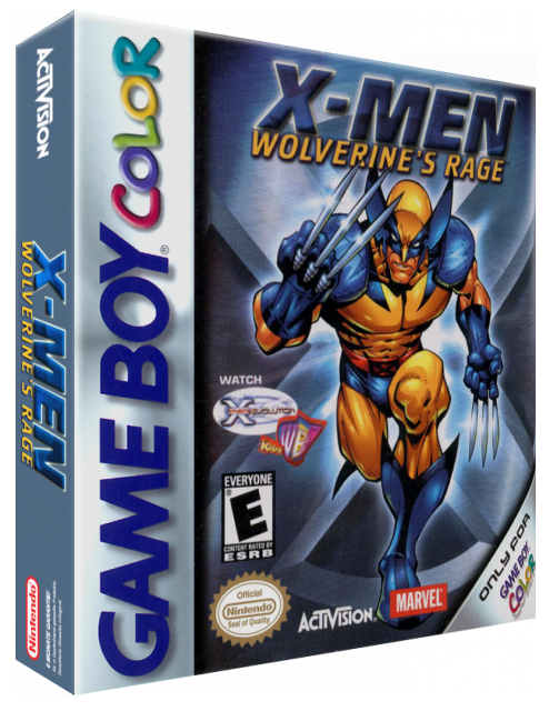 X-Men : Wolverine's Rage — box-3D (US)