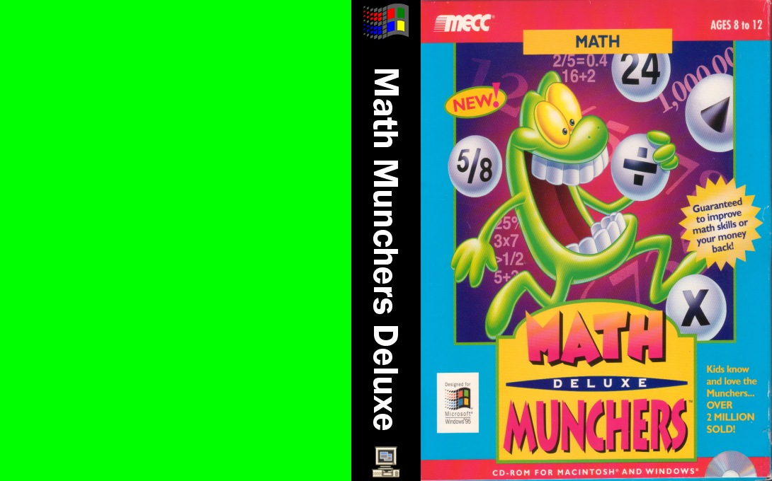 Math Munchers Deluxe — box-texture (WOR)
