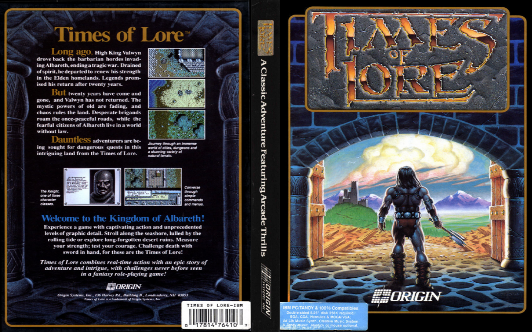 Times Of Lore — box-texture (US)