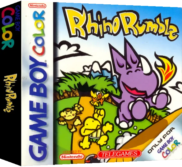 Rhino Rumble — box-3D (US)
