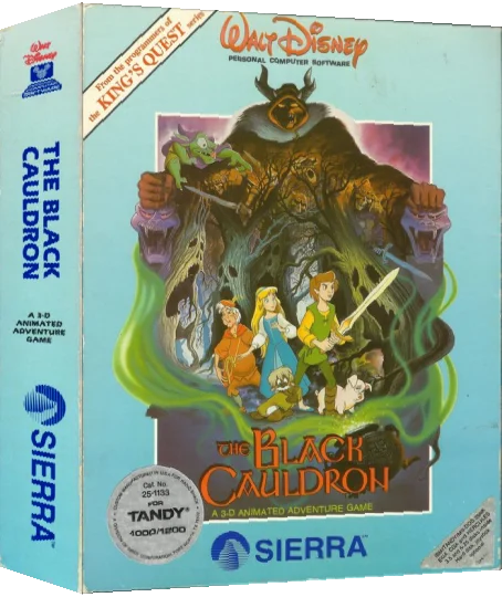 Black Cauldron, The — box-3D (US)