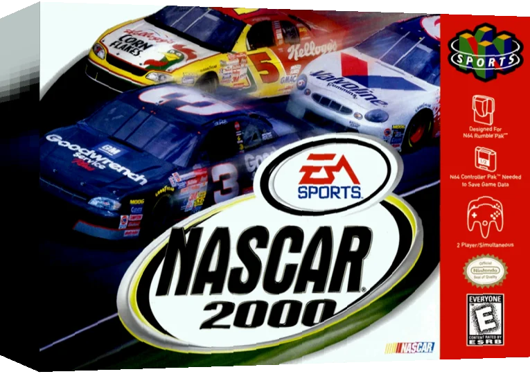 NASCAR 2000 — box-3D (US)