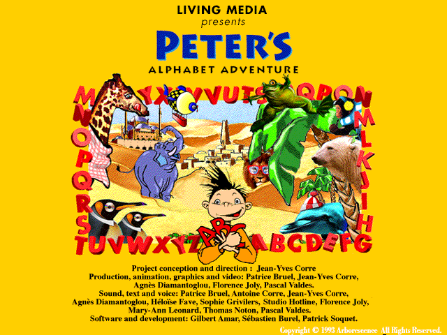 Peter's Alphabet Adventure — sstitle (WOR)