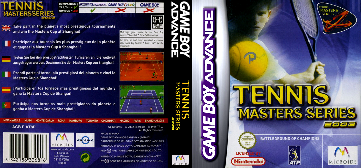 Tennis Masters Series 2003 — box-texture (EU)