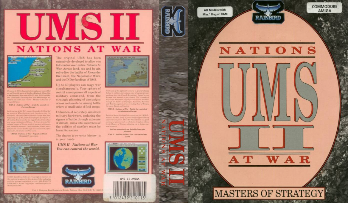 UMS II - Nations at War — box-texture (EU)