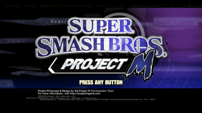Super Smash Bros - Project M — sstitle (WOR)