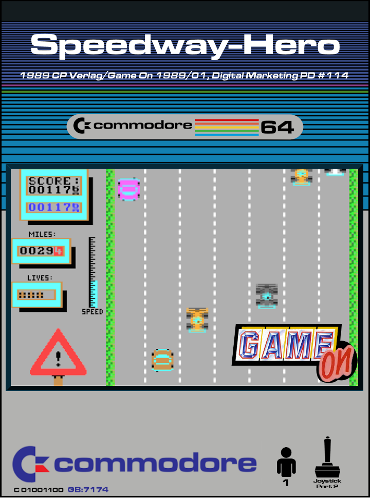 Speedway-hero box art