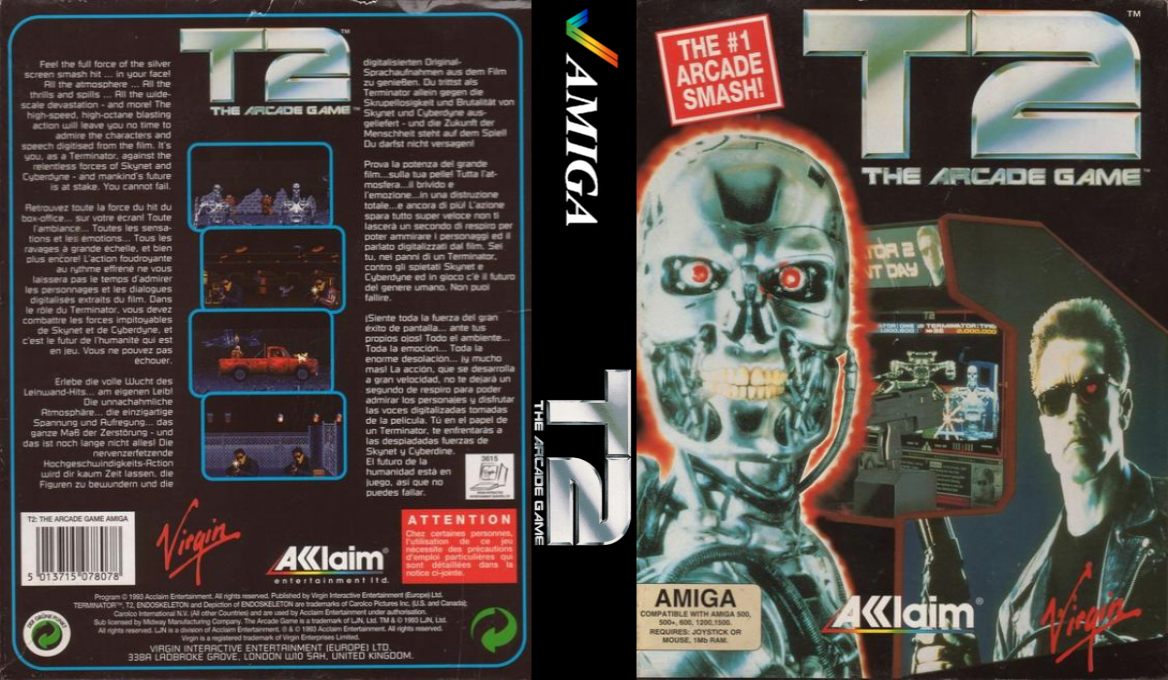 Terminator 2 - The Arcade Game — box-texture (EU)