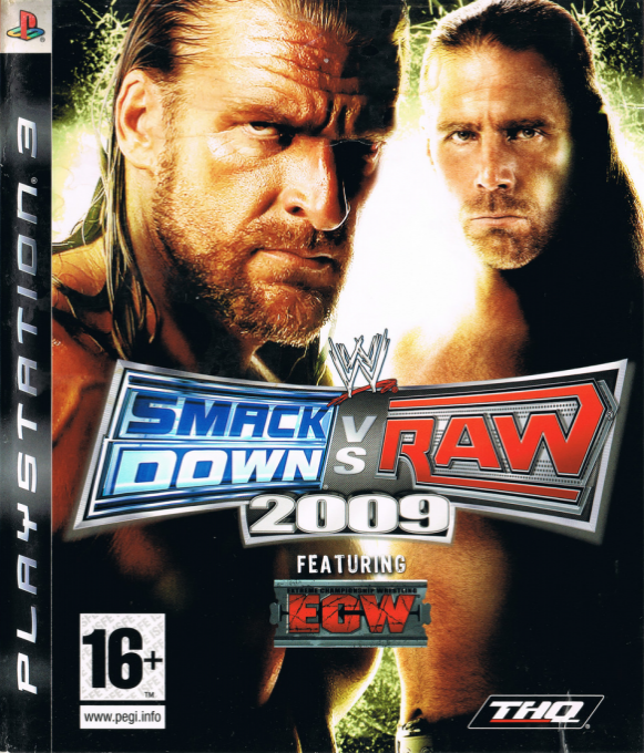 WWE SmackDown vs. Raw 2009 — box-2D (SP)